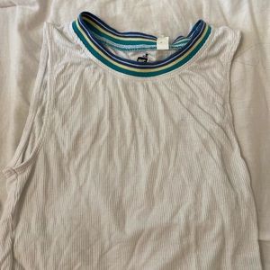 W to we ribbed tank top